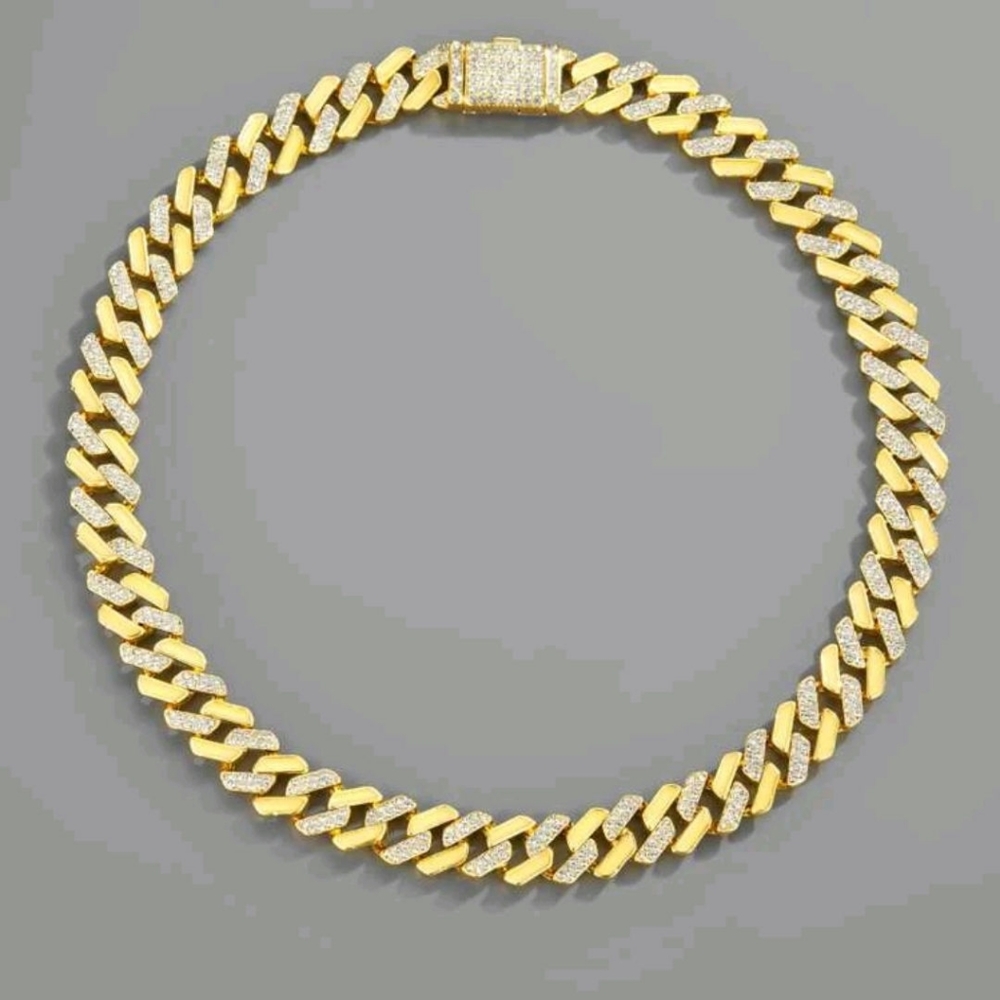 YELLOW UNISEX RHINESTONE SET